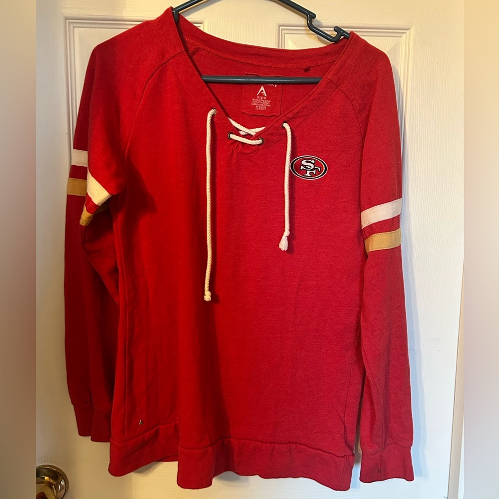 NWOT Antigua NFL San Francisco 49ers Team Sweatshirt with Logo Medium